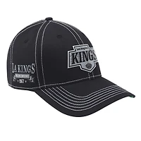 Men's Starter  Black Los Angeles Kings Sphere II Curved Starfit Adjustable Hat