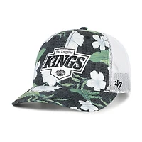 Casquette trucker ajustable Los Angeles Kings Beach Side noire et blanche n° 47 pour homme