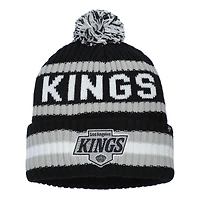 Men's '47  Black Los Angeles Kings Bering Cuffed Knit Hat with Pom