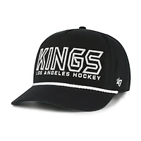 Men's '47 Black Los Angeles Kings Byline Hitch Adjustable Hat