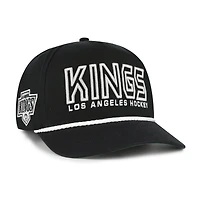 Men's '47 Black Los Angeles Kings Byline Hitch Adjustable Hat