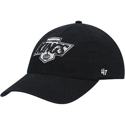Casquette réglable '47 Black Los Angeles Kings Team Clean Up pour homme