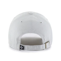 Men's '47  Gray Los Angeles Kings Core Logo Clean Up Adjustable Hat