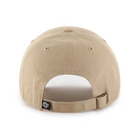 Men's '47  Khaki Los Angeles Kings Logo Clean Up Adjustable Hat