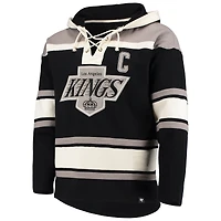 Sweat à capuche Lacer avec nom et numéro de joueur la retraite des Los Angeles Kings '47 Wayne Gretzky noir pour homme