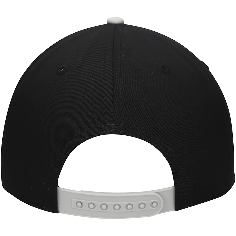 Casquette réglable en sergé lavé Roscoe des Kings de Los Angeles pour hommes, noir/gris, American Needle