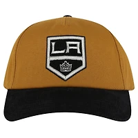Casquette ajustable Burnett pour homme American Needle Tan/Black des Los Angeles Kings