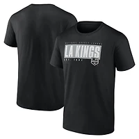 Men's  Black Los Angeles Kings Blocked Out T-Shirt