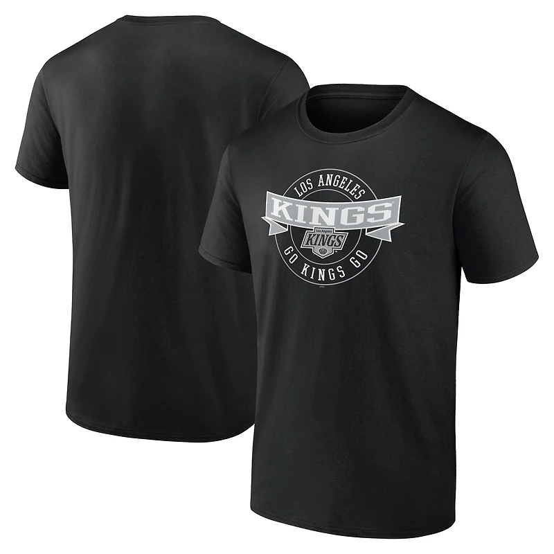 T-shirt noir pour homme avec logo Honor Circle des Kings de Los Angeles