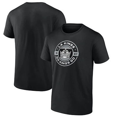 T-shirt noir pour homme, motif natif des Kings de Los Angeles