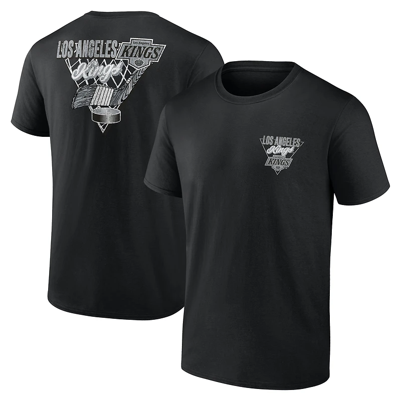 Men's  Black Los Angeles Kings Net Slap T-Shirt