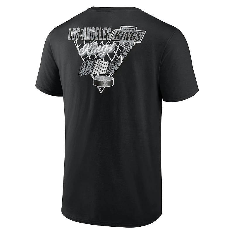 Men's  Black Los Angeles Kings Net Slap T-Shirt