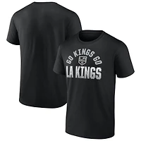 Men's  Black Los Angeles Kings Open Net T-Shirt