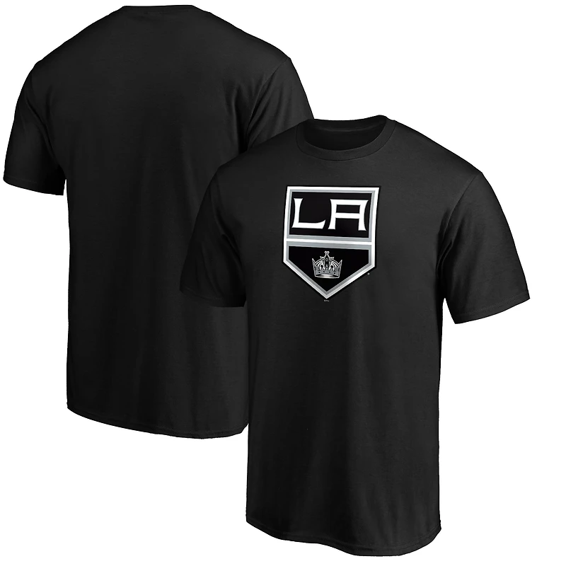 T-shirt noir pour homme avec logo principal des Kings de Los Angeles