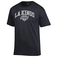 T-shirt noir avec logo principal des Kings de Los Angeles pour homme