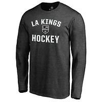 T-shirt à manches longues anthracite pour homme des Los Angeles Kings Victory Arch