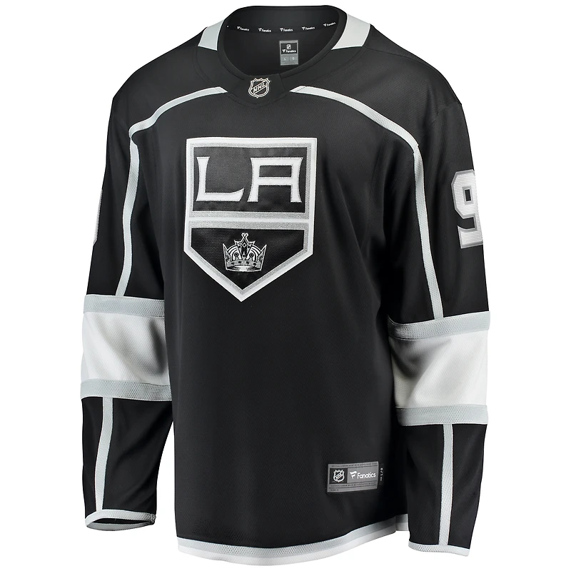 Fanatics pour hommes Adrian Kempe noir Los Angeles Kings Home Premier Breakaway Player Maillot