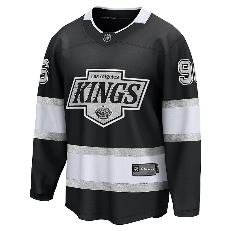 Maillot Breakaway à domicile noir Los Angeles Kings de Andrei Kuzmenko pour hommes Fanatics
