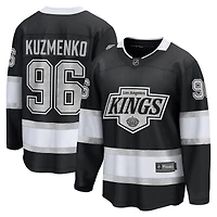 Men's Fanatics Andrei Kuzmenko Black Los Angeles Kings Home Breakaway Jersey