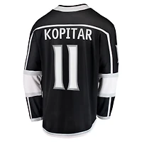 Maillot Breakaway à domicile Fanatics Anze Kopitar noir des Kings de Los Angeles pour hommes