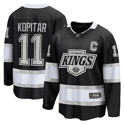 Maillot de joueur à domicile Premier Breakaway Los Angeles Kings Fanatics Anze Kopitar noir pour homme