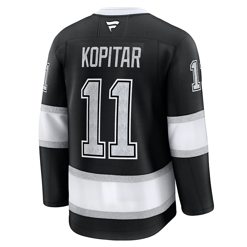 maillot Fanatics Anze Kopitar noir pour homme, domicile premium des Los Angeles Kings