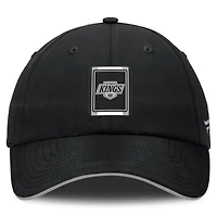 Casquette ajustable Fanatics pour homme en ripstop authentique Los Angeles Kings noir/argent