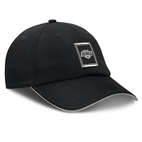 Casquette ajustable Fanatics pour homme en ripstop authentique Los Angeles Kings noir/argent