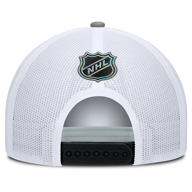 Men's Fanatics Black/White Los Angeles Kings Authentic Pro Rink A-Frame Adjustable Hat