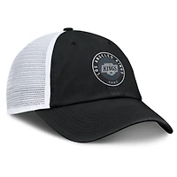 Casquette ajustable Averie Trucker noire/blanche pour hommes de Fanatics Los Angeles Kings