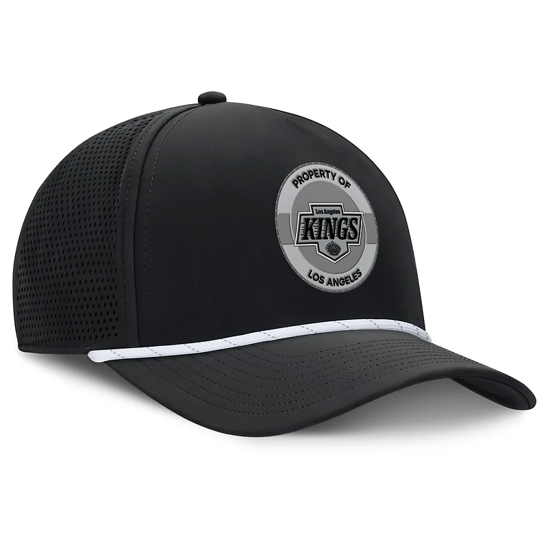 Men's Fanatics Black Los Angeles Kings Authentic Pro Rink Adjustable Hat
