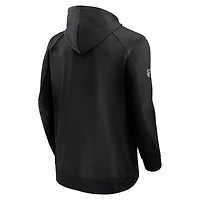 Men's Fanatics  Black Los Angeles Kings Authentic Pro Rink Fleece Pullover Hoodie