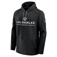 Men's Fanatics Black Los Angeles Kings Authentic Pro Rink Hoodie