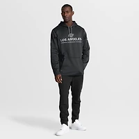 Men's Fanatics Silver Los Angeles Kings Authentic Pro Rink Hoodie