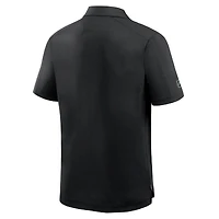Men's Fanatics Black Los Angeles Kings Authentic Pro Rink Polo