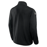 Men's Fanatics Black Los Angeles Kings Authentic Pro Rink Quarter-Zip Top