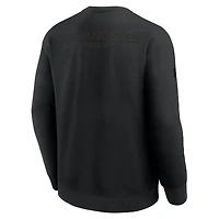 Sweat-shirt Fanatics noir authentique Pro Road Tri-Blend des Los Angeles Kings pour homme