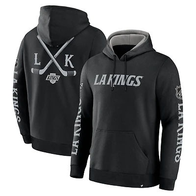 Sweat à capuche en polaire Big City Legacy Los Angeles Kings noir Fanatics pour homme