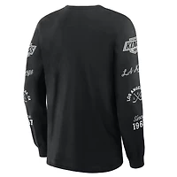 Men's Fanatics Black Los Angeles Kings Boxed Legacy Long Sleeve T-Shirt