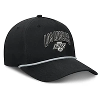 Men's Fanatics Black Los Angeles Kings Decades Collection A-Frame Adjustable Hat