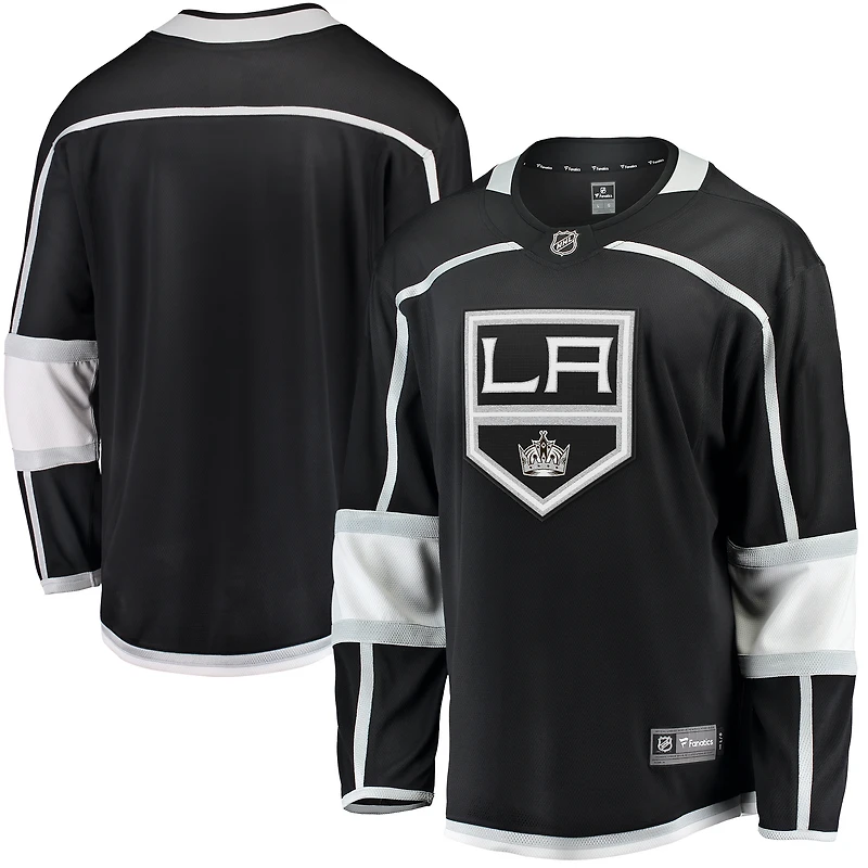 Maillot Breakaway domicile des Kings de Los Angeles noir Fanatics pour hommes