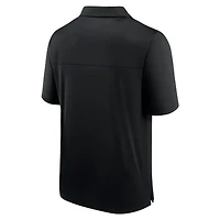 Men's Fanatics  Black Los Angeles Kings Left Side Block Polo