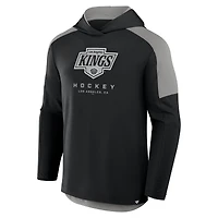 Men's Fanatics Black Los Angeles Kings Meta Game Transitional Pullover Hoodie