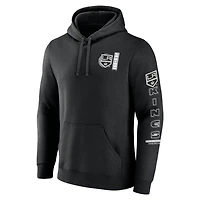 Men's Fanatics Black Los Angeles Kings Revolution Pullover Hoodie