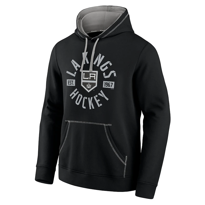 Men's Fanatics Black Los Angeles Kings Score Pullover Hoodie