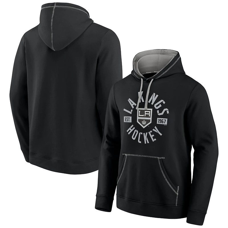 Men's Fanatics Black Los Angeles Kings Score Pullover Hoodie