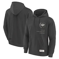 Men's Fanatics Charcoal Los Angeles Kings Future Ground Info Pullover Hoodie