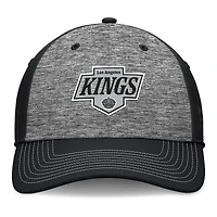 Casquette Fanatics grise/noire pour homme Los Angeles Kings Fundamental Top Shelf 2-Tone Flex