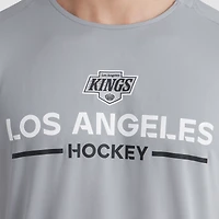 Men's Fanatics Gray Los Angeles Kings Authentic Pro Rink Tech T-Shirt
