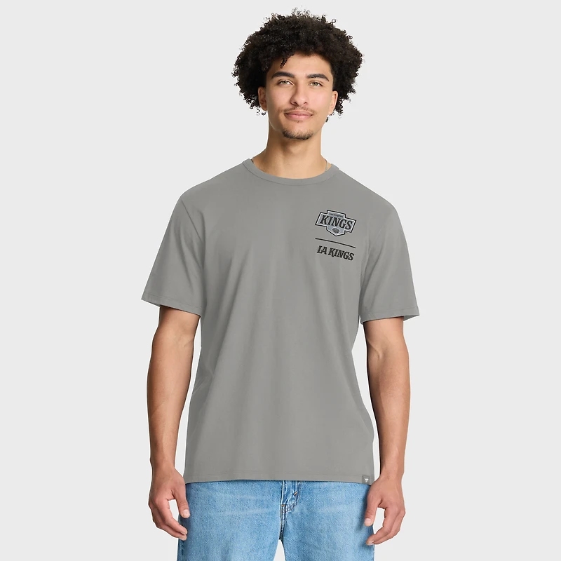 T-shirt gris fanatique pour homme Los Angeles Kings Crash The Net Legacy